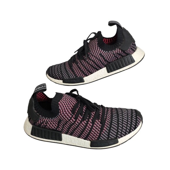 Adidas NMD R1 STLT Sneakers Mens Size 13 Primeknit Core Black Multicolor Shoes main image 8